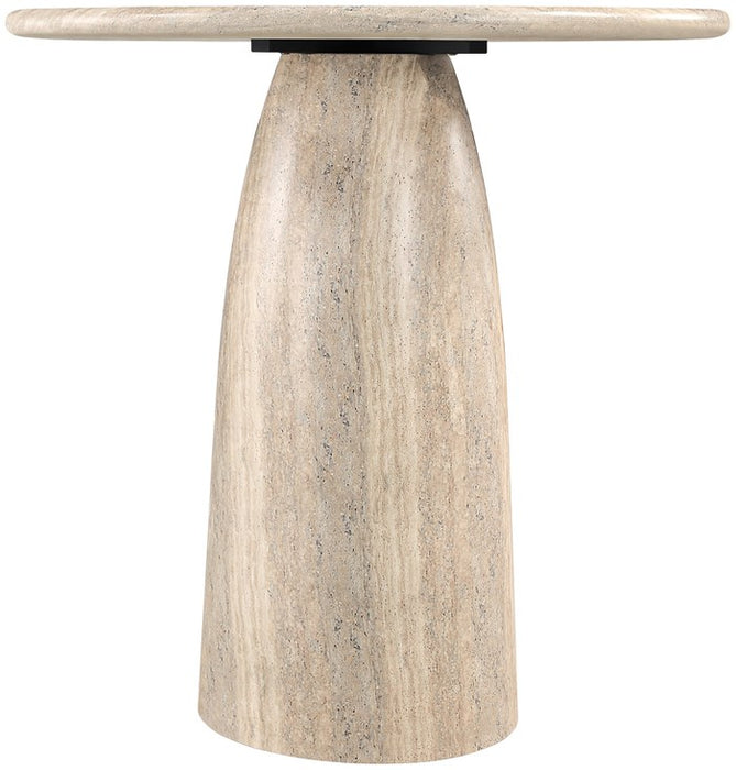 Meridian Furniture - Cosenza 42" Travertine Concrete Indoor/Outdoor Bar Table - 771Travertine-T42 - GreatFurnitureDeal
