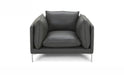VIG Furniture - Divani Casa Harvest - Modern Grey Full Leather Sofa Set - VGKKKF2627-L2925-SET - GreatFurnitureDeal