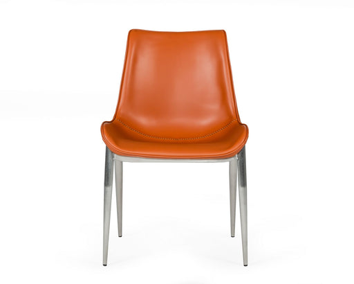 VIG Furniture - Modrest Holt - Modern Cognac Eco-Leather Dining Chair (Set of 2) - VGHR3562 - GreatFurnitureDeal