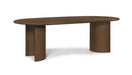 Meridian Furniture - Caldra 94" Brown Oak Veneer And Solid Wood Dining Table - 772Brown-T - GreatFurnitureDeal