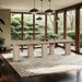 Meridian Furniture - Dolan 95.25" / 119.25" / 143.25" Oak Solid Wood And Oak Veneer Dining Table - 773Oak-T - GreatFurnitureDeal