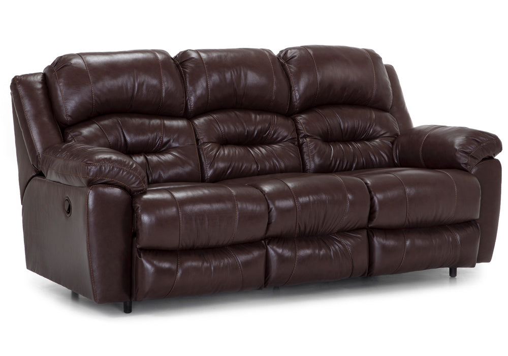 Franklin Furniture - Bellamy 2 Piece Reclining Sofa Set in Antigua Dark Brown - 77342-323-DARK BROWN - GreatFurnitureDeal