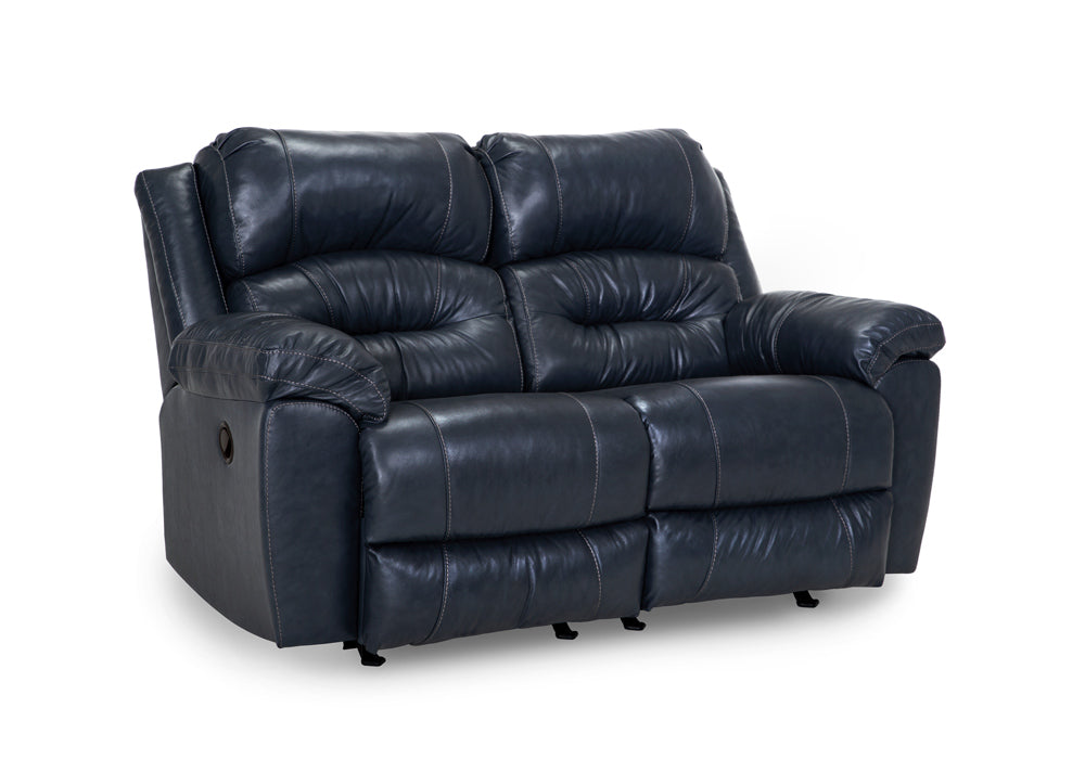 Franklin Furniture - Bellamy 2 Piece Reclining Sofa Set Power Recline/USB Port in Antigua Notte - 77342-323-83-NOTTE