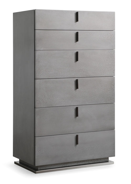 VIG Furniture - Modrest Buckley Modern Grey Crackle Chest - VGVCJ2003-CHEST - GreatFurnitureDeal