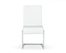 VIG Furniture - Modrest Batavia Modern White & Stainless Steel Dining Chair (Set of 2) - VGEWF3131BK-WHT - GreatFurnitureDeal
