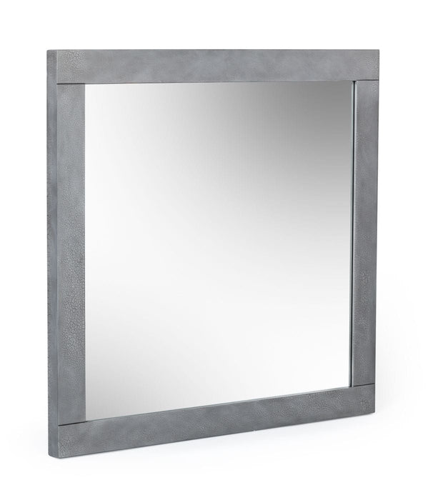 VIG Furniture - Modrest Buckley Modern Grey Crackle Mirror - VGVCJ2003-MIR - GreatFurnitureDeal
