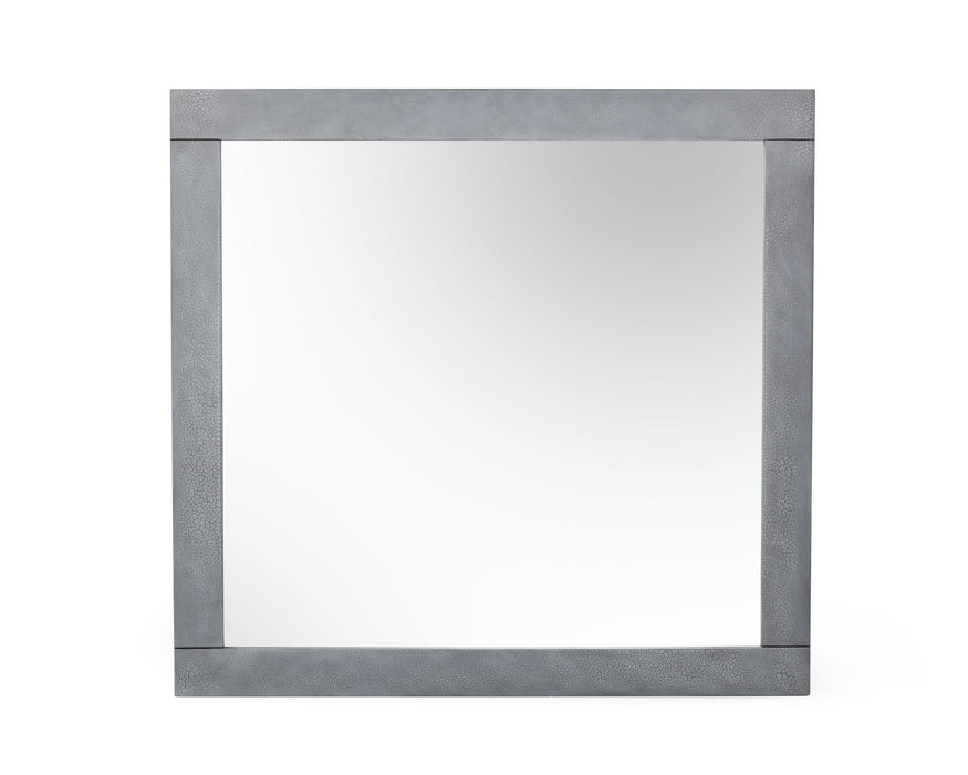 VIG Furniture - Modrest Buckley Modern Grey Crackle Mirror - VGVCJ2003-MIR