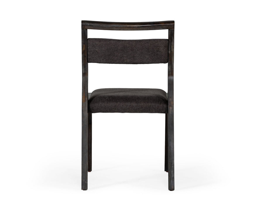 VIG Furniture - Modrest Roger Mid-century Acacia & Brown Dining Chair (Set of 2) - VGWDSTHL-UPHDC-SANTI - GreatFurnitureDeal