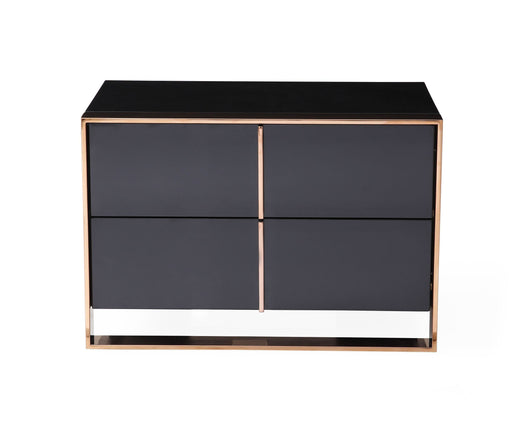 VIG Furniture - Nova Domus Cartier Modern Black & Rosegold Bedroom Set - VGVC-A002-N - GreatFurnitureDeal
