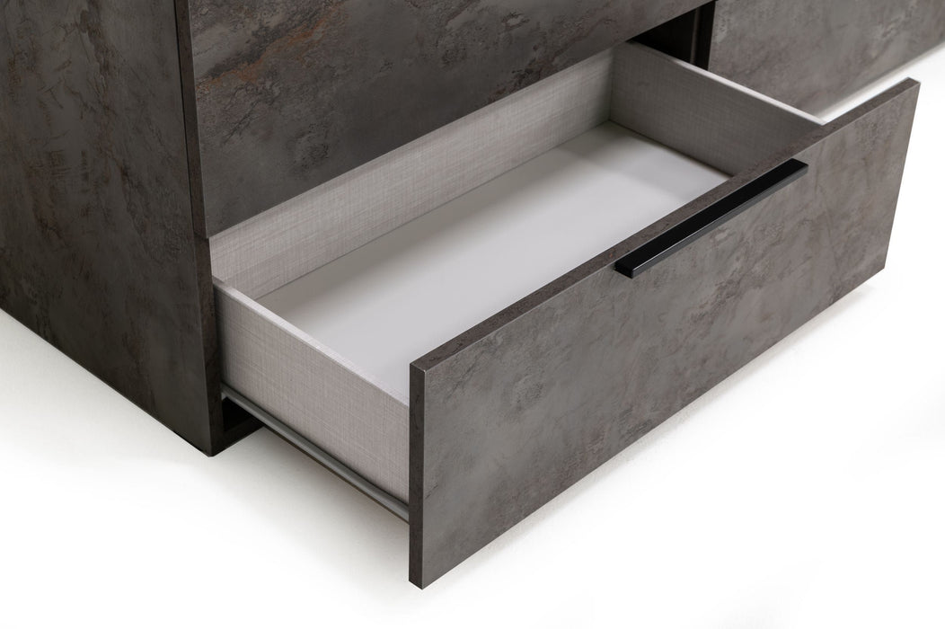 VIG Furniture - Nova Domus Ferrara Modern Volcano Oxide Grey Dresser - VGACFERRARA-DRS