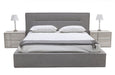 VIG Furniture - Nova Domus Juliana - Italian Modern Grey Upholstered Eastern King Bed - VGACJULIANA-GRY-BED-EK - GreatFurnitureDeal