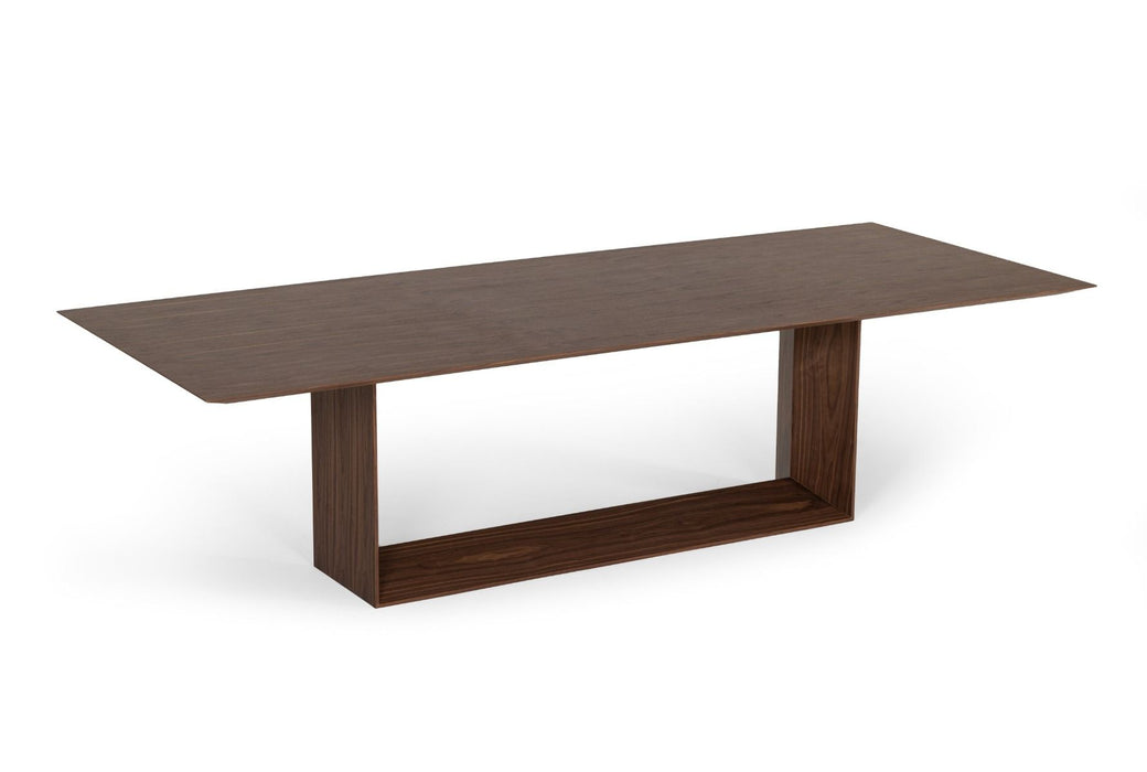 VIG Furniture - Modrest Channa Modern Walnut Dining Table - VGBBMI2006T-WAL-DT