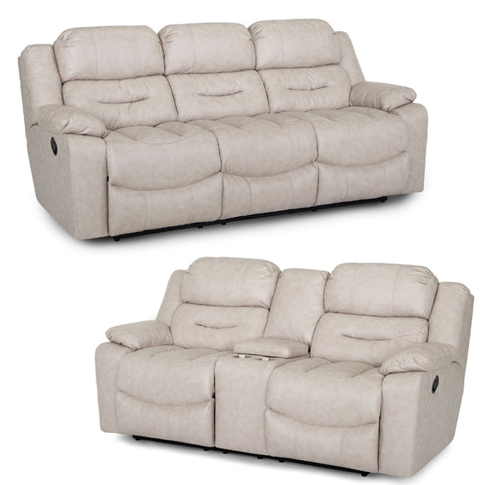 Franklin Furniture - 788 Decker 2 Piece Reclining Sofa Set in Easter Buff - 78842-834-BUFF - GreatFurnitureDeal