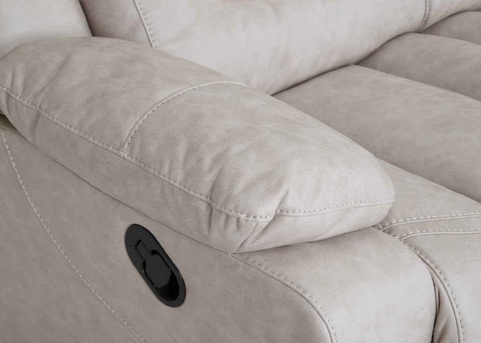 Franklin Furniture - 788 Decker Reclining Console Loveseat in Easter Buff - 78834-BUFF - GreatFurnitureDeal