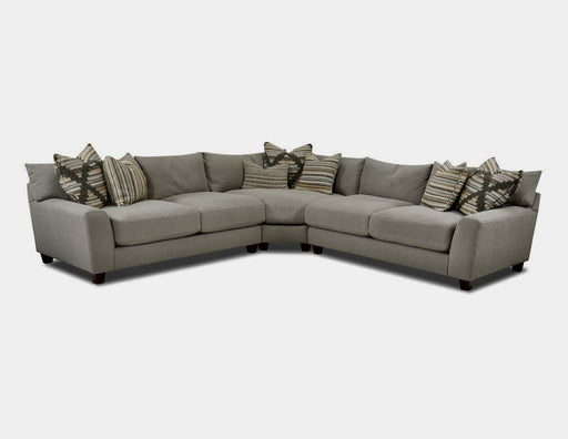 Southern Home Furnishings - Lonestar Sectional in Grey - 7902-21L 16KP 21R Lonestar Storm-MTO - GreatFurnitureDeal
