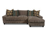 Southern Home Furnishings - Samab Chaise Sofa in Mocha - 7902-21L 26R Samab Mocha - GreatFurnitureDeal