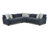 Southern Home Furnishings - Elise Sectional in Ink - 7902-21L 16KP 21R Elise Ink Sectional - GreatFurnitureDeal