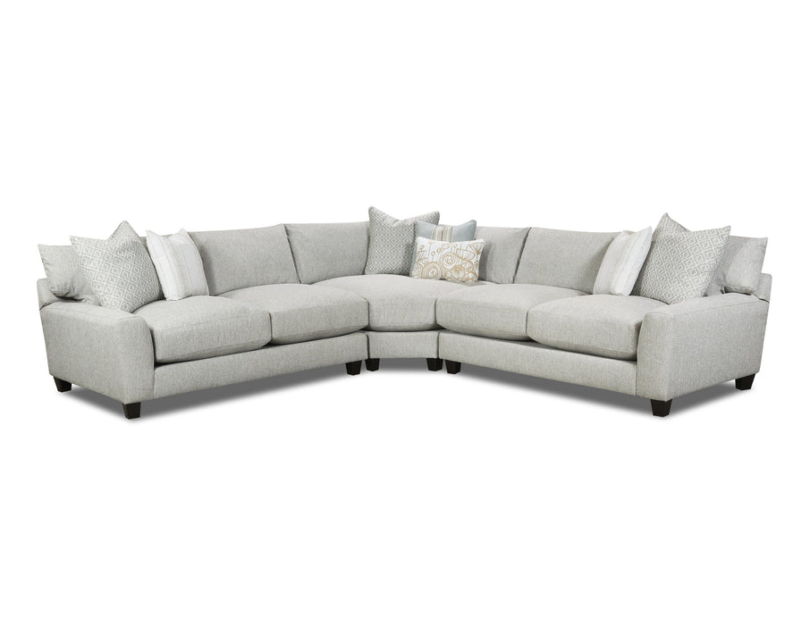 Southern Home Furnishings - Limelight Sectional in Mineral - 7902-21L 16KP 21R Limelight Mineral Sectional - GreatFurnitureDeal