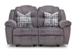 Franklin Furniture - Victory 2 Piece Reclining Sofa Set Power Recline/USB Port in Brannon Gray - 77342-323-83-Brannon Gray - GreatFurnitureDeal