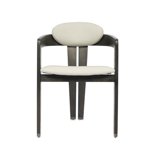 VIG Furniture - Modrest Thorne Light Grey and Dark Grey Arm Dining Chair (Set of 2) - VGCS-ACH-21087 - GreatFurnitureDeal