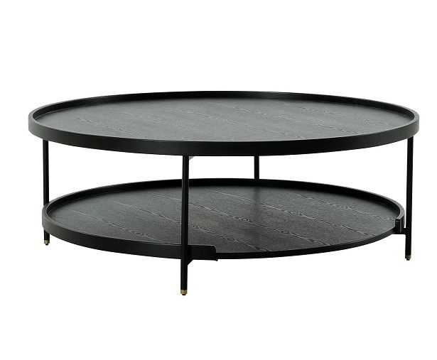 VIG Furniture - Modrest Mitchell Black Iron Round Coffee Table - VGOD-LZ-267C-BLK - GreatFurnitureDeal