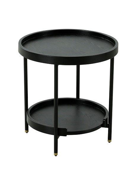 VIG Furniture - Modrest Mitchell - Black Iron Round End Table - VGOD-LZ-267E-BLK - GreatFurnitureDeal