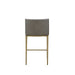 VIG Furniture - Modrest Fairview Contemporary Grey Brass Counter Stool (Set of 2) - VGGA-6947CH-C-GRY-CS - GreatFurnitureDeal