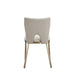 VIG Furniture - Modrest Burton - Modern Beige & Brass Dining Chair (Set of 2) - VGGA-6527CH-BG-B-DC - GreatFurnitureDeal
