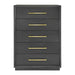 VIG Furniture - Modrest Manhattan Contemporary Grey and Gold Chest - VGMA-BR-127-CH - GreatFurnitureDeal