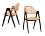 VIG Furniture - Modrest Gayle Modern Rattan Dining Chair Set of 2 - VGFH-0117052-CR-DC - GreatFurnitureDeal