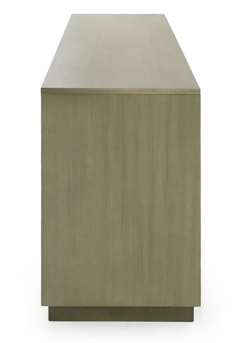VIG Furniture - Modrest Nixa - Modern Wide Birch + Brushed Bronze Dresser - VGVC-J1909-D-L-BIR - GreatFurnitureDeal