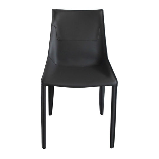VIG Furniture - Modrest Halo Modern Grey Saddle Leather Dining Chair (Set of 2) - VGYF-DC1113-GR-DC - GreatFurnitureDeal