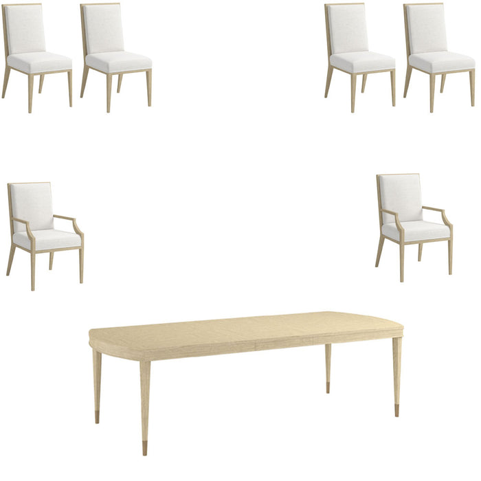 ART Furniture - Eave 7 Piece Rectangular Dining Table Set in Sundrenched Oak - 436222-1825-7SET - GreatFurnitureDeal