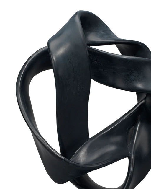 Jamie Young Company - Intertwined Object On Stand Black - 7INTE-OBBK - GreatFurnitureDeal
