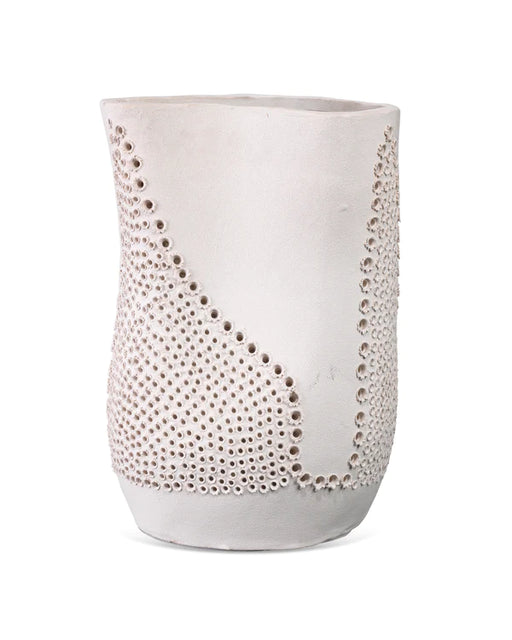 Jamie Young Company - Moonrise Vase - White - 7MOON-VAWH - GreatFurnitureDeal