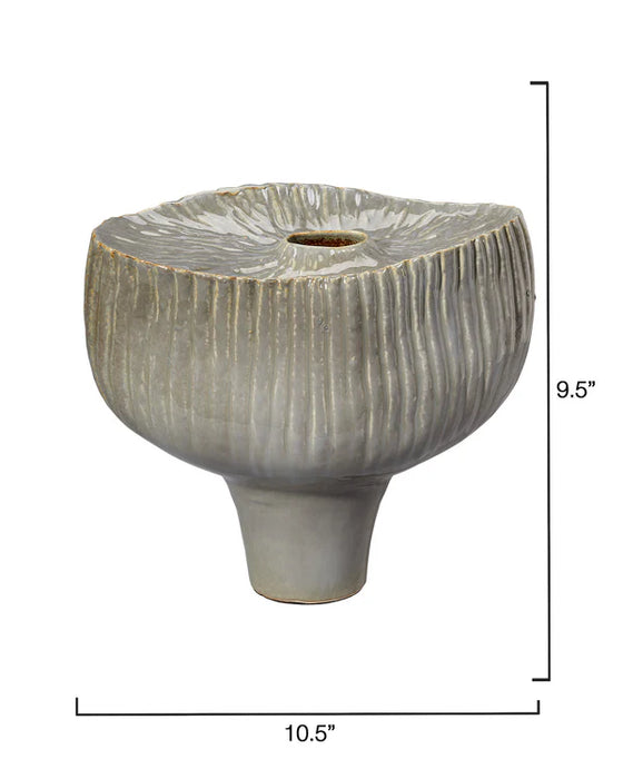 Jamie Young Company - Plunge Vessel in Grey - 7PLUN-VAGR - GreatFurnitureDeal