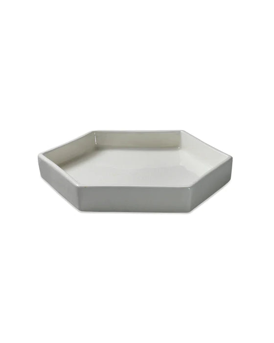 Jamie Young Company - Porto Tray White - Large - 7PORT-LGWH - GreatFurnitureDeal
