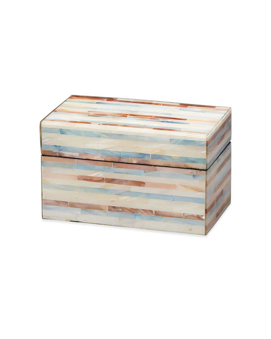 Jamie Young Company - Roosevelt Small Box in Mixed Blue - 7ROOS-BLSM - GreatFurnitureDeal