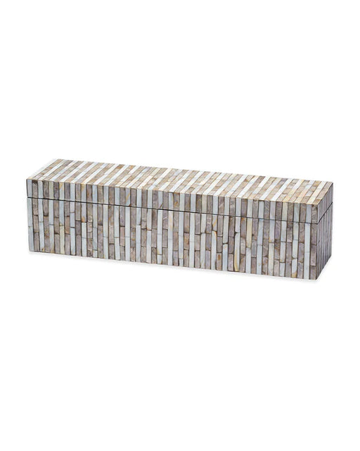 Jamie Young Company - Roosevelt Large Box in Mixed Grey - 7ROOS-GRLG - GreatFurnitureDeal