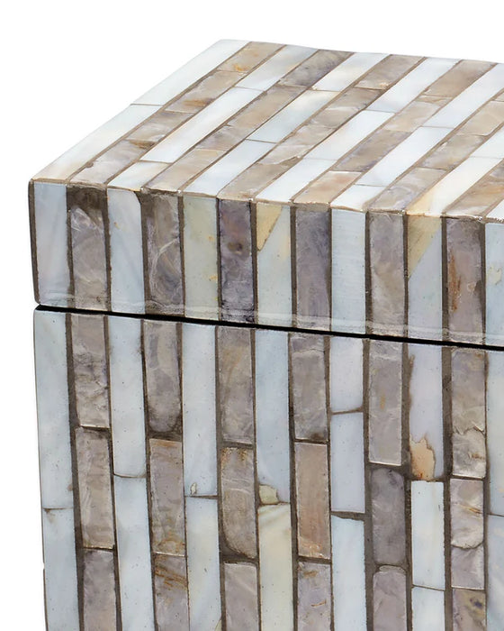 Jamie Young Company - Roosevelt Large Box in Mixed Grey - 7ROOS-GRLG - GreatFurnitureDeal