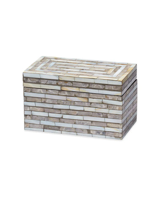 Jamie Young Company - Roosevelt Small Box in Mixed Grey - 7ROOS-GRSM - GreatFurnitureDeal