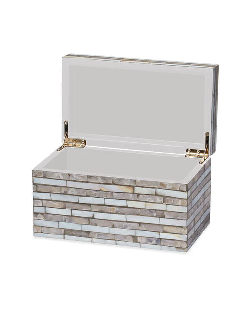 Jamie Young Company - Roosevelt Small Box in Mixed Grey - 7ROOS-GRSM - GreatFurnitureDeal