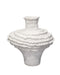 Jamie Young Company - Ruffle Vase in Matte White - 7RUFF-VAWH - GreatFurnitureDeal