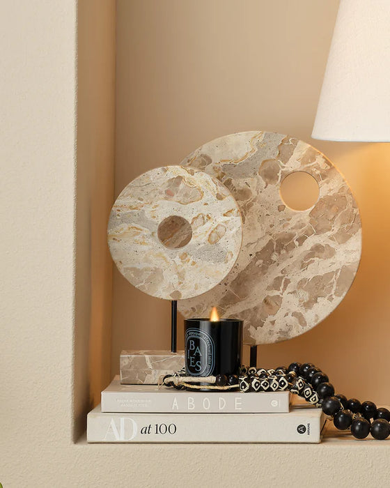 Jamie Young Company - Soleil Marble Stand in Tendua Stone - 7SOLE-MARB - GreatFurnitureDeal