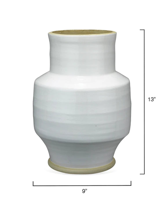 Jamie Young Company - Solstice Vase - 7SOLS-VAWH