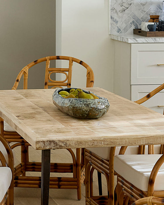 Jamie Young Company - Unearthed Oval Bowl - 7UNEA-OVAGR - GreatFurnitureDeal