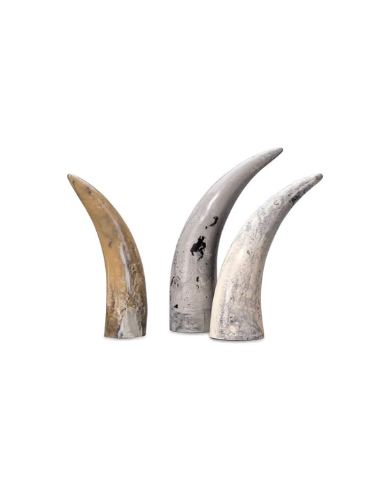 Jamie Young Company - Variegated Horn Decorative Objects - 7VARI-OBGR