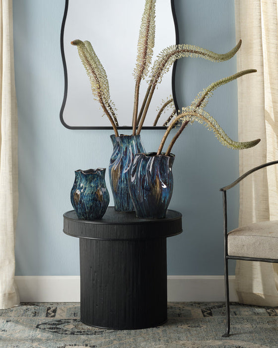 Jamie Young Company - Whirl Large Vase - 7WHIR-LGBL - GreatFurnitureDeal