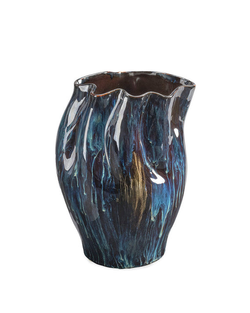 Jamie Young Company - Whirl Medium Vase - 7WHIR-MDBL - GreatFurnitureDeal