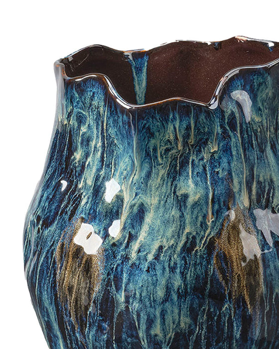 Jamie Young Company - Whirl Small Vase - 7WHIR-SMBL - GreatFurnitureDeal